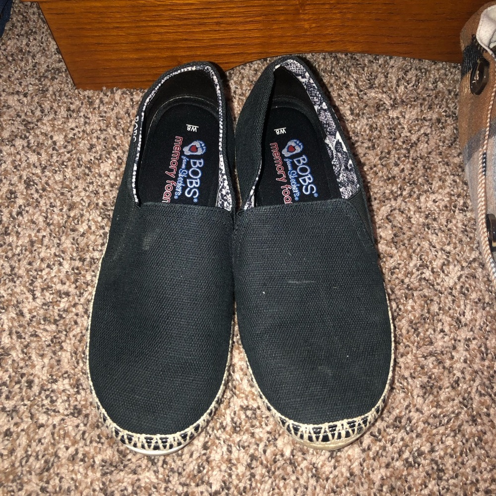 Bobs slide on black shoes